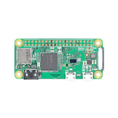 Raspberry Pi Zero W 1GHz single-core CPU, 512MB RAM, Mini HDMI port, Micro USB OTG port, Micro USB power, HAT-compatible 40-pin header, Composite video and reset headers, CSI camera connector, 802.11 b/g/n wireless LAN(MBZ)