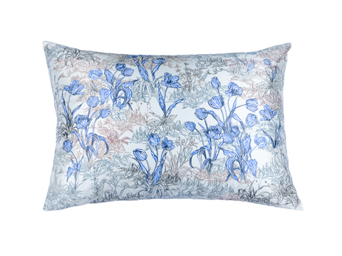 Наволочка 50x70 Mollen Калмыцкая степь жемчужно-белая шелковая