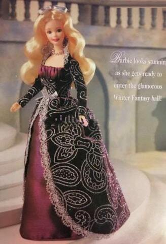 Winter fantasy barbie doll sale