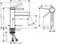 Hansgrohe Finoris 76024700 Смеситель для раковины (белый матовый)