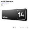 Таблички с номером кабинета 