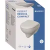 Комплект из подвесного унитаза Renova Compact, T49   и сиденья  с видимым крепежом.