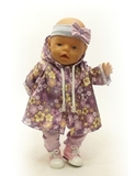 Большой трикотажный комплект (с толстовкой) - На кукле. Одежда для кукол, пупсов и мягких игрушек.