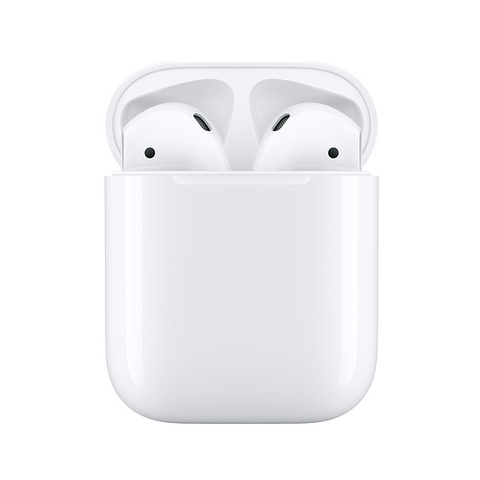Наушники Apple AirPods 2 with (с Siri), без беспроводной зарядки в зарядном футляре