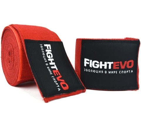Бинты для бокса FightEvo 5m Red