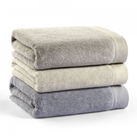 Полотенце 100x180 L'appartement Poem oatmeal светло-серый