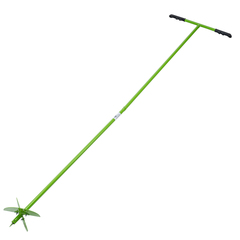 Бур лопастной со сменными ножами, 2110 мм, удлинитель, диаметр 150 мм, 200 мм, Россия, Сибртех