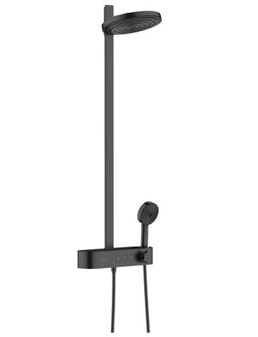 Hansgrohe Pulsify EcoSmart 24241670 Душевая система с термостатом (черный матовый)