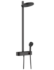 Hansgrohe Pulsify EcoSmart 24241670 Душевая система с термостатом (черный матовый)