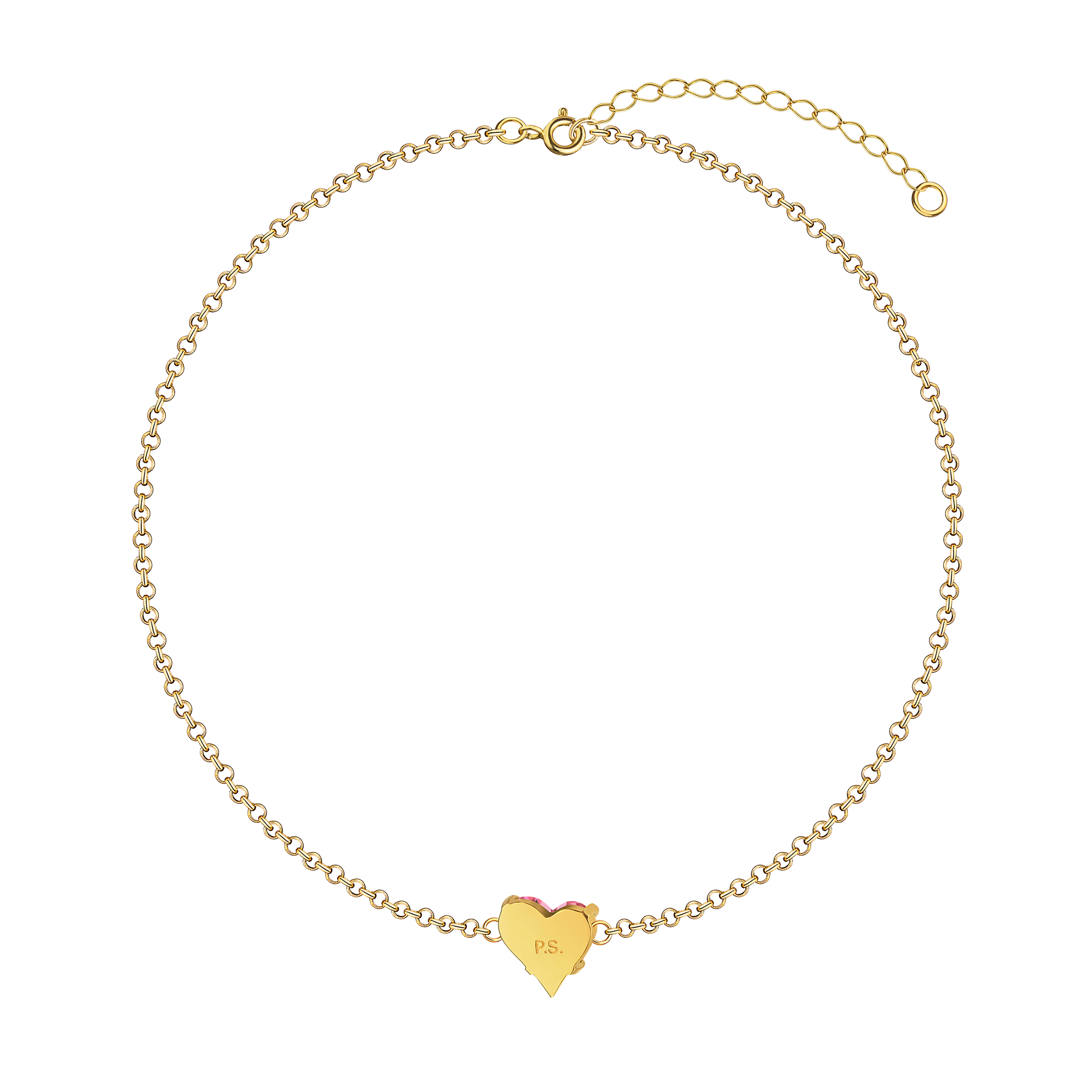 Колье Sweetheart Necklace - Pink
