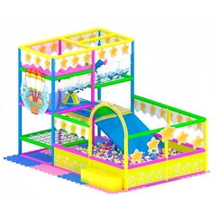 Детский игровой лабиринт «Супер герой» 8,2 м² (2,35*3,5*2.5м)