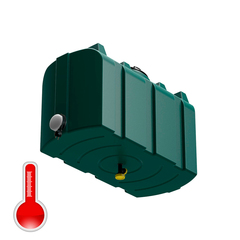 Бак для душа серии «R» 200 л  зеленый с подогревом, с лейкой, с уровнемером Полимер-Групп(1030x480x690см;11кг;зеленый) - арт.559264.2