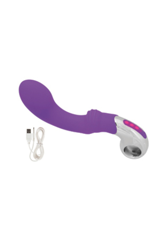 Вибратор вагинальный G-точка, перезаряжаемый, силикон,  фиолетовый, California Exotic Novelties США