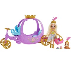 Набор Карета с Пеолой Пони и Питти. Энчантималс Королевская Коллекция