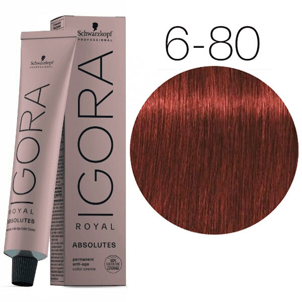 Купить Schwarzkopf Igora Absolutes 6-80 (Темный русый красный ...