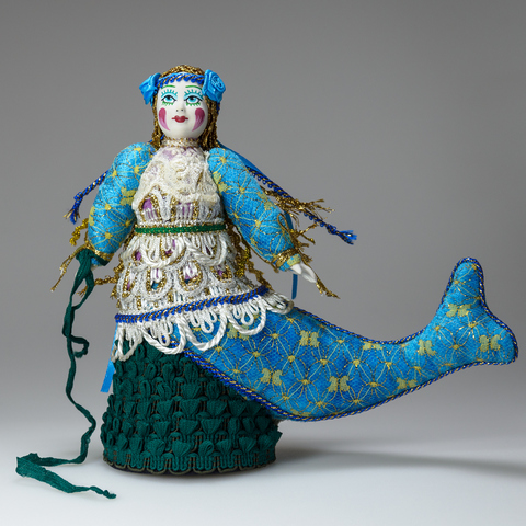 Баба Яга - интерьерная кукла игрушка ручной работы 100 см