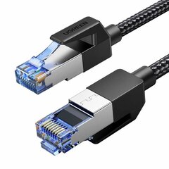 Кабель  UGREEN NW153 (30799) Cat8 CLASSⅠF/FTP Round Ethernet Cable оплетка, 15м, черный