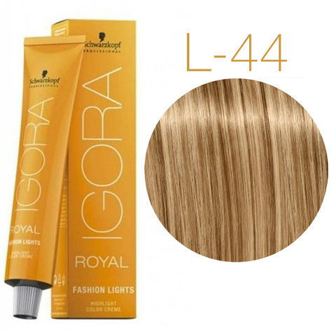 Schwarzkopf Igora Royal Fashion Lights L-44 (Бежевый экстра) -  Перманетный краситель