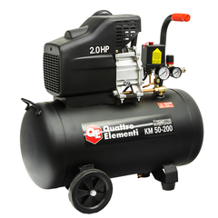 Компрессор поршневой масляный QUATTRO ELEMENTI KM 50-200 ( 200л/мин, 50л, 2л.с, 8 бар, 29к (248-474)