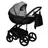 Коляска 2 в 1 Indigo TOUR ECO te 02 (черная кожа+серая кожа)