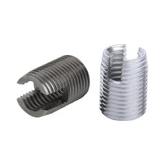 Вставка резьбовая М10х1,5 (Самонарезная, нерж. сталь, шлиц) 6h L=18мм H-Tools 9781100HT