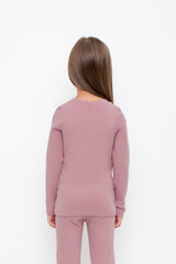 джемпер  для девочки  К 302154-1/1/серая пудра