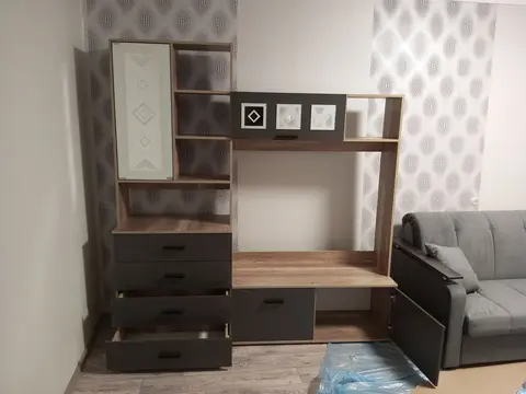 Секция центральная Вегас ЦС-03 дуб каньон / графит