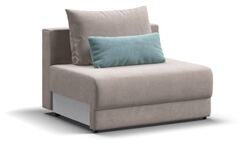 Ричмонд Модуль спальное место Велюр Монолит латте