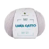 Пряжа Lana Gatto Baby soft 12504 светло-серый