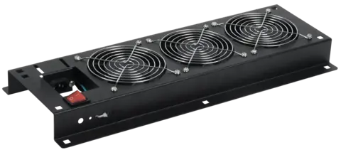 ITK Панель вент. с выкл. 3 вент. без каб. пит. чер.