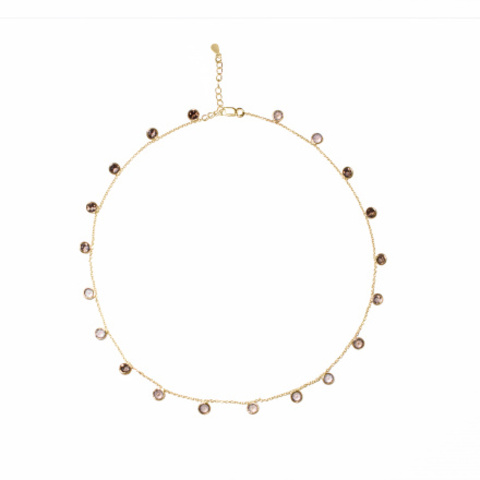Чокер CANDY дымчатый кварц