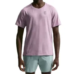 Теннисная футболка Nike Court Advantage Dri-Fit - light violet ore/black