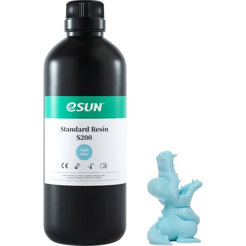 Фотополимерная смола eSUN S200 Standard Resin, 1 кг, светло-голубой, S200 STANDARDRESIN-LU