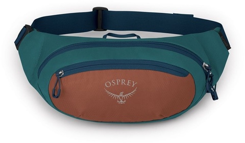 Картинка сумка поясная Osprey Daylite Waist Umber Orange/Verdigris Green - 3