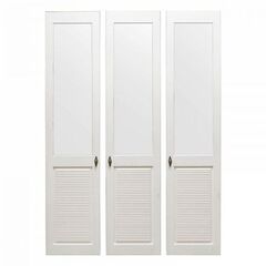 Двери к стеллажу для книг 30 Рауна (белый воск), 42x190x2 см