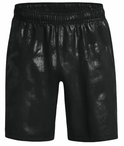 Теннисные шорты Under Armour Woven Emboss Short - black/black