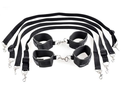 Набор для бондажа Cuff And Tether Set - Pipedream Fetish Fantasy Series PD2151-23