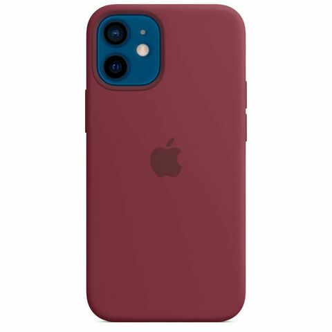 Чехол для IPhone 12 mini, Silicone Case with MagSafe, Plum (MHKQ3ZM/A)