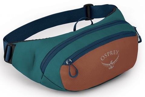 Картинка сумка поясная Osprey Daylite Waist Umber Orange/Verdigris Green - 1