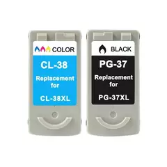IC-CPG-37+CL-38_MP Комплект картриджей T2 для Canon: PG-37/CL-38, черный + цветной