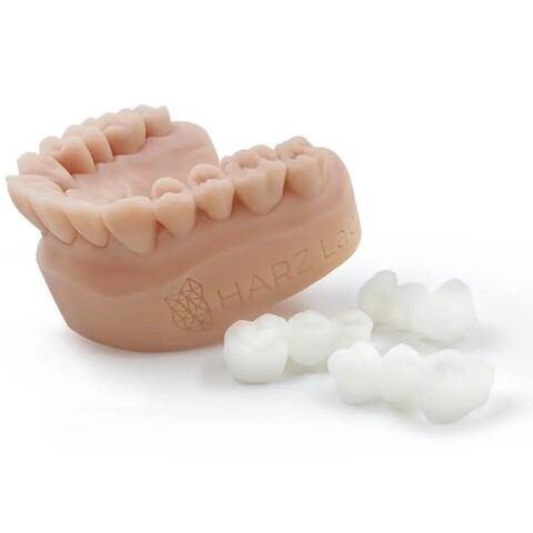 Фотополимерная смола HARZ Labs Dental Bleach PRO, белая (0,5 кг)