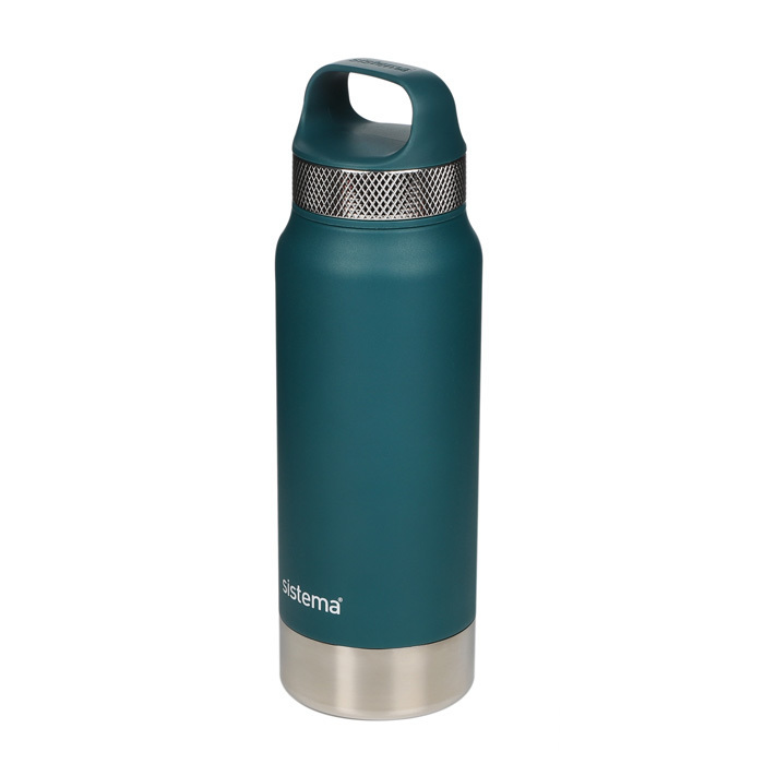 Термобутылка Sistema "Hydrate" 650 мл, цвет Зеленый