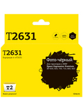 Картридж T2 IC-ET2631 для Epson Expression Premium XP-600, 605, 700, 800, фото-черный, с чипом
