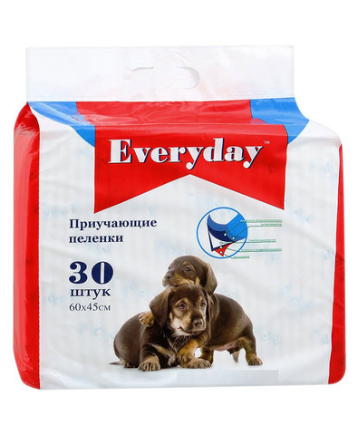 Everyday впитывающие пеленки для животных гелевые 60x45см 30шт