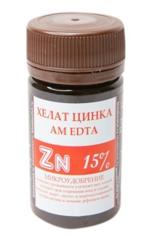 ХЕЛАТ ЦИНКА АМ EDТA Zn 15% микроудобрение 50мл