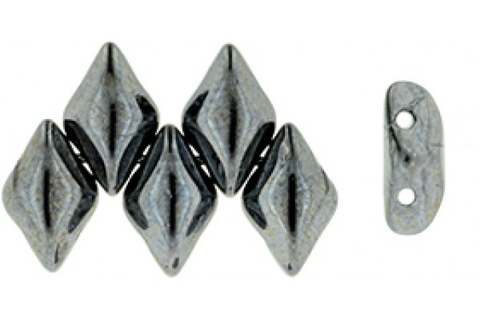 Бусины чешские Gemduo, 5x8 мм, Hematite (L23980)