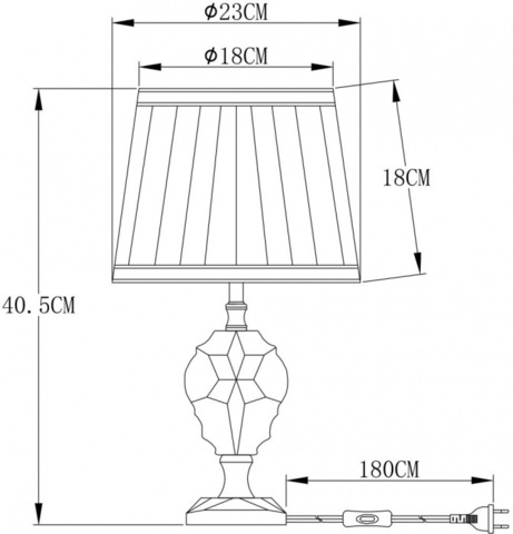 Настольная лампа Arte Lamp CAPELLA A4024LT-1CC