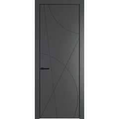 Межкомнатная дверь эмаль Profil Doors 4PA графит глухая