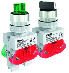 25140  Переключатель ПЕ22-ACR-3-BLK DEKraft