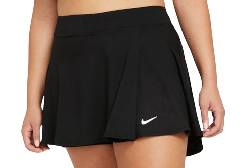 Юбка теннисная Nike Court Dri-Fit Victory Flouncy Skirt Plus Line - black/black